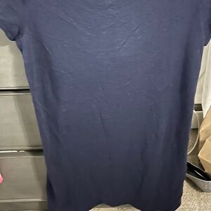 Gap Navy Twist Back T Shirt Dress Large